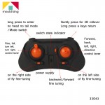 Mould King Super-F 33043 2.4GHz 6-axis RC Quadcopter with Barometer Altitude Hold (Black/White)